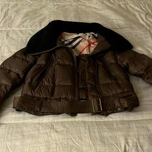 Burberry puffer short coat